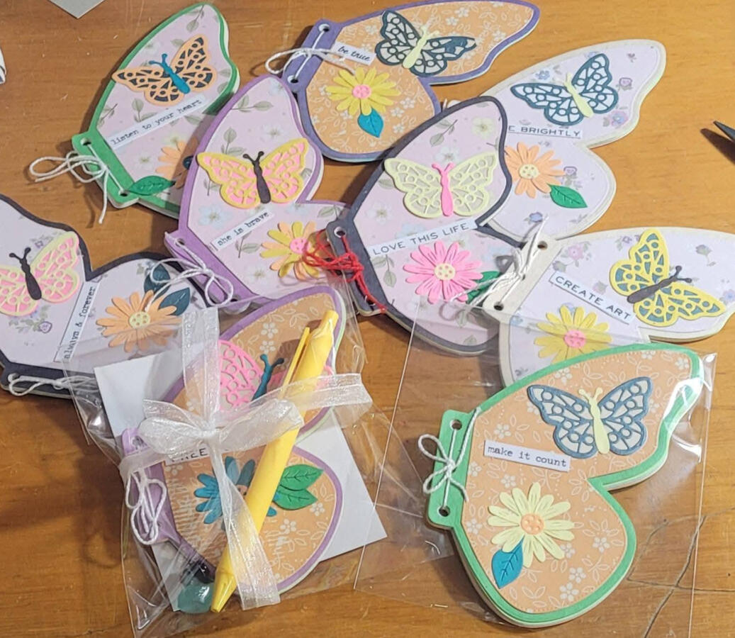 Part way through the packaging process
