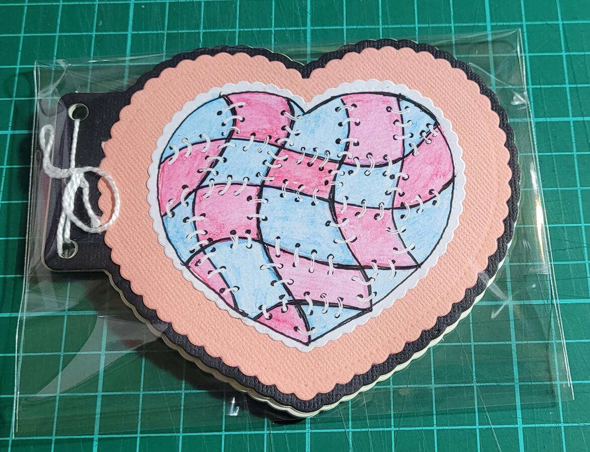 Sweetheart Journal with watercolour art. Sweetheart Journal with watercolour art.